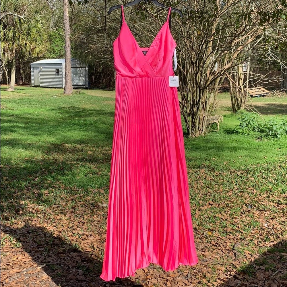 LAUNDRY BY SHELLI SEGAL PINK DRESS